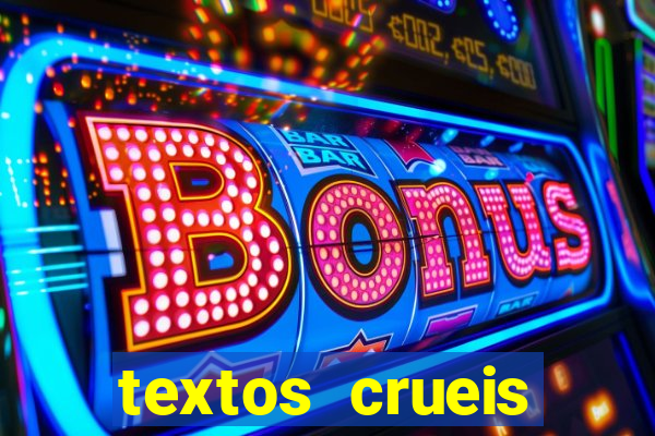 textos crueis demais pdf